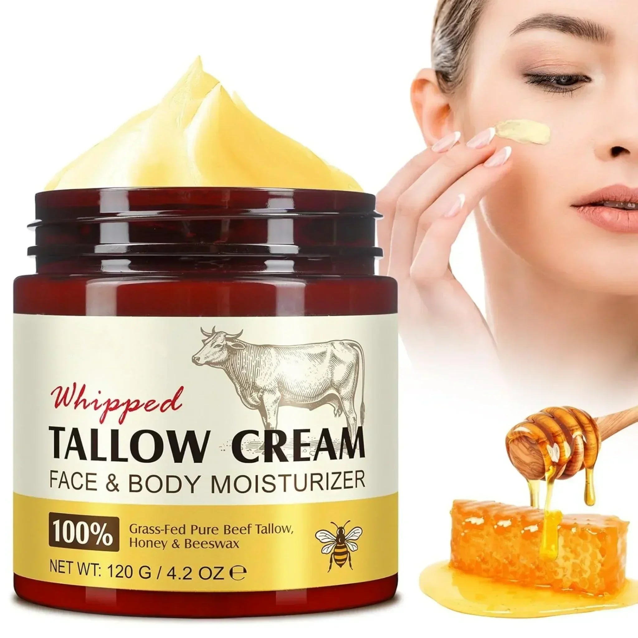 Beef Tallow Cream – For Skin & Face