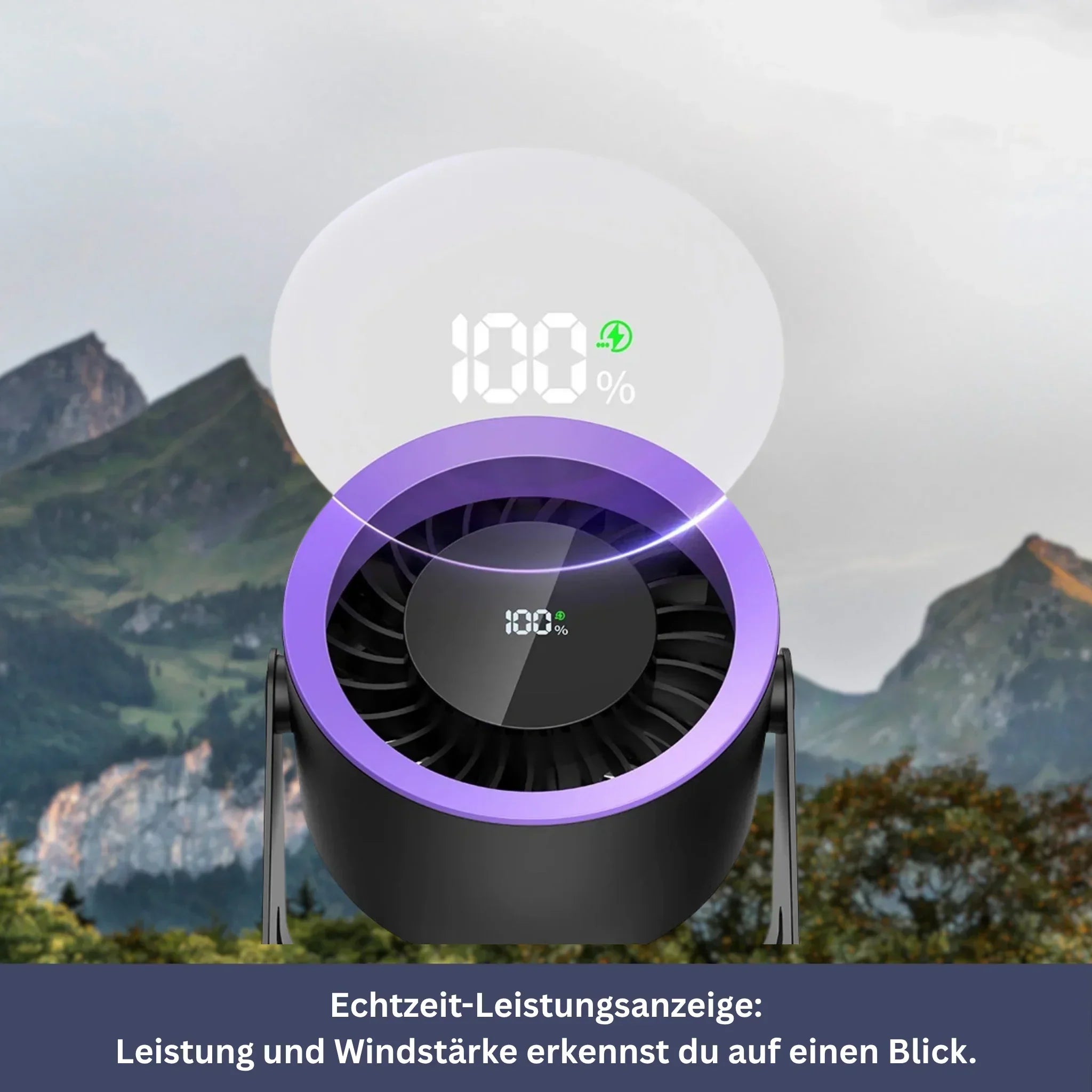 3-in-1 Fan with Oscillation Function