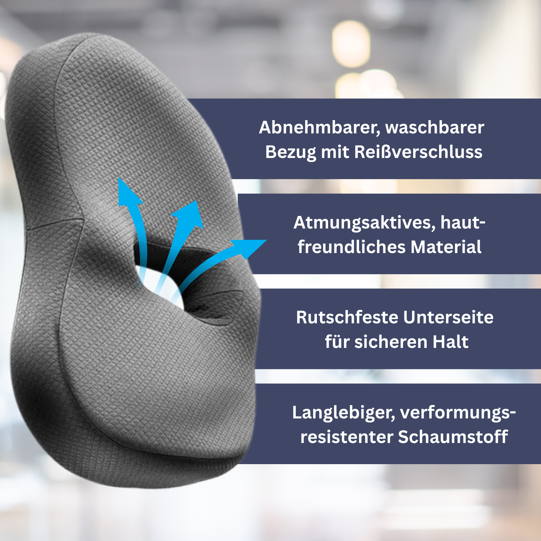 PosturePlus - Orthopedic seat cushion