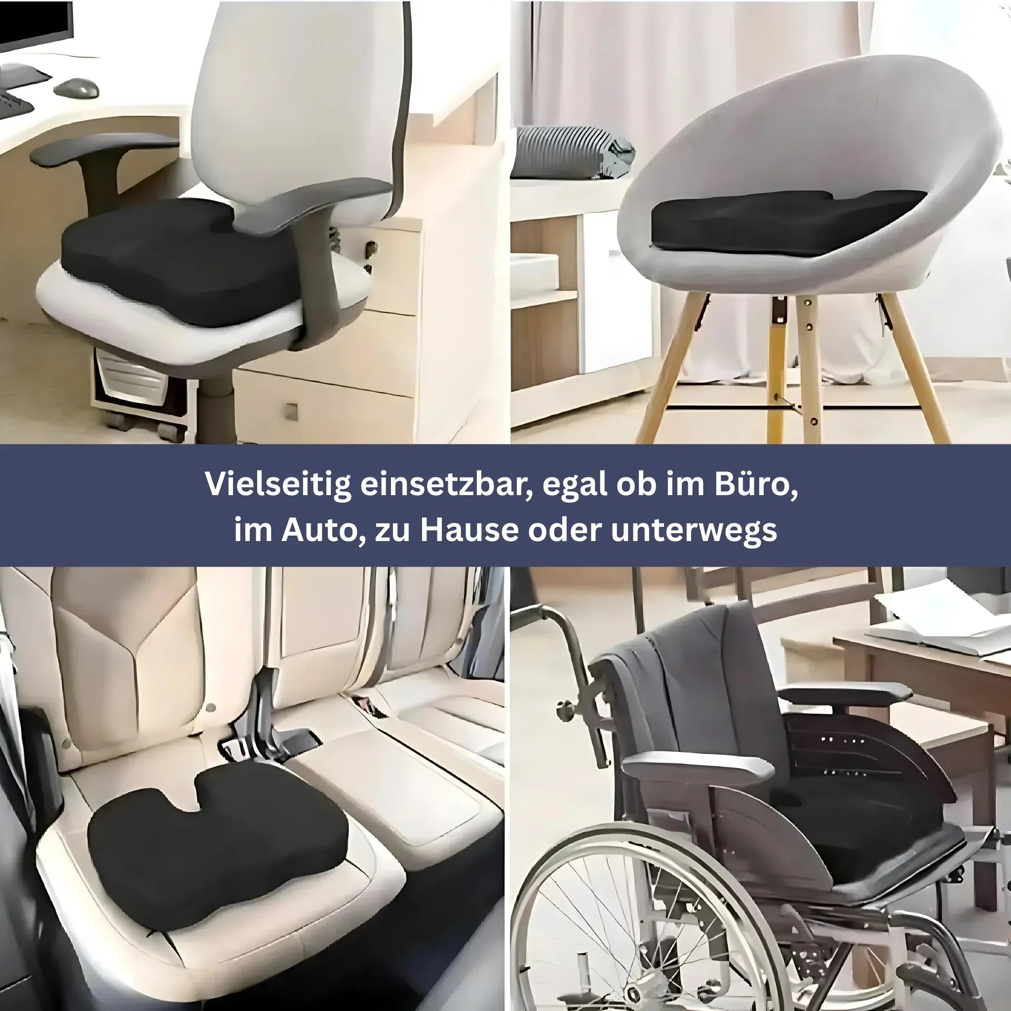 Ergonomic Seat Cushion for Sciatica Pain Relief