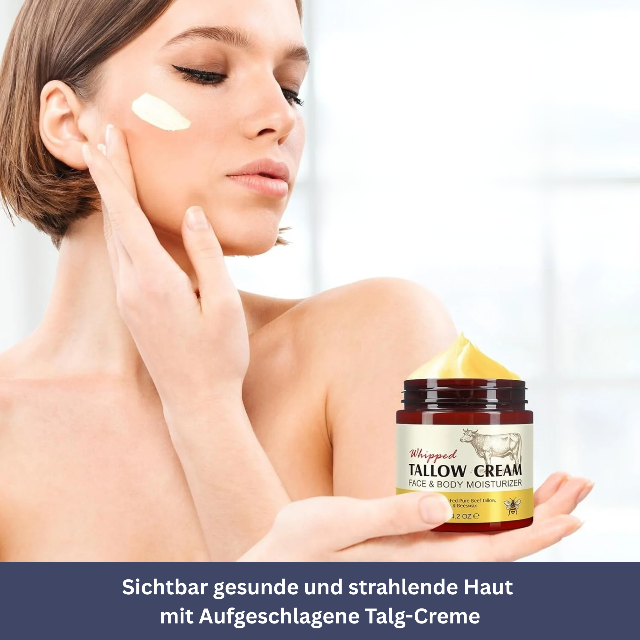 Beef Tallow Cream – For Skin & Face