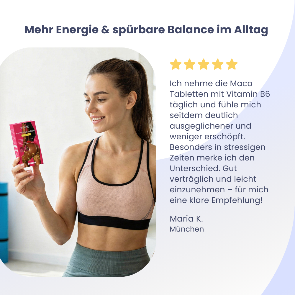 Maca Tablets with Vitamin B6