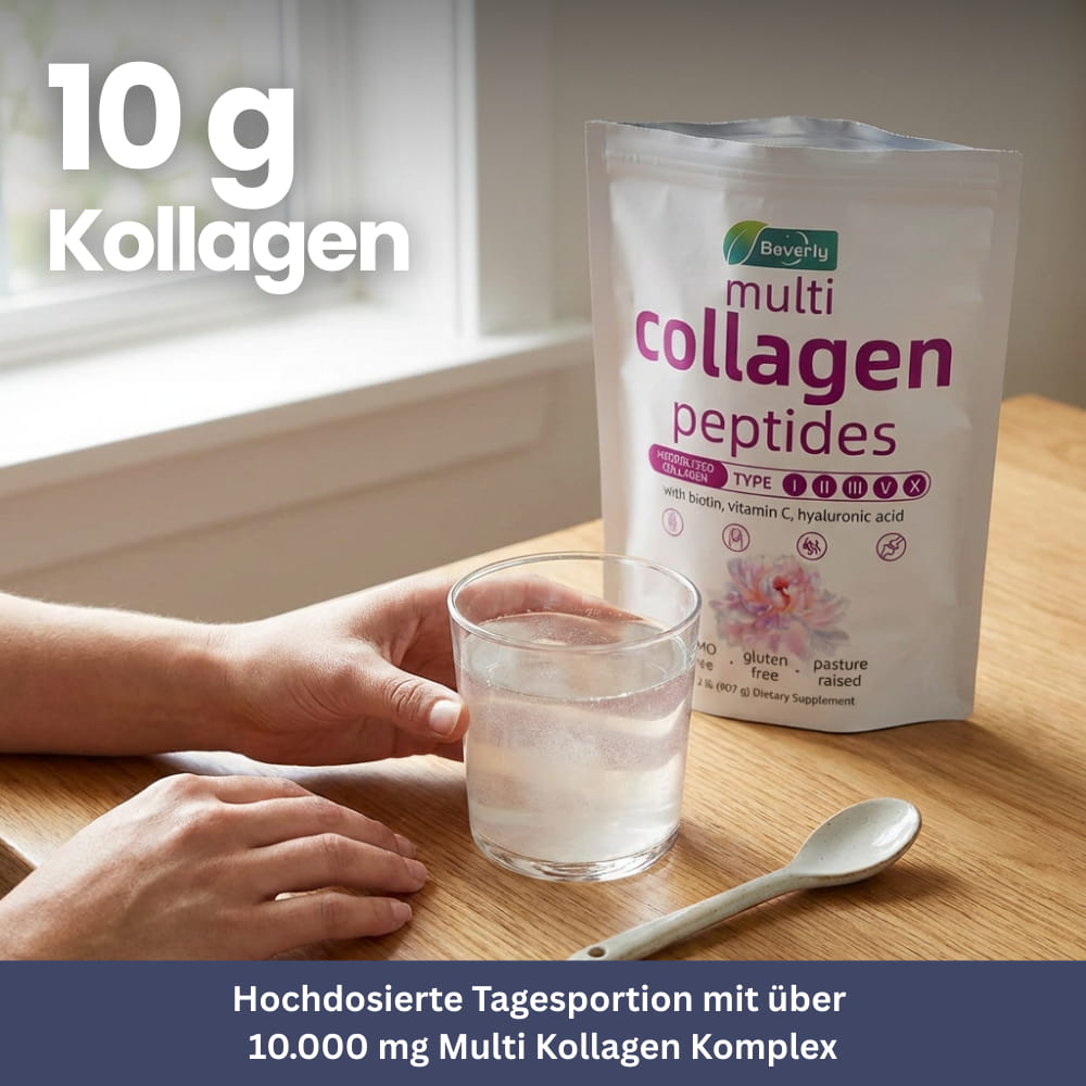 Multi-Collagen Peptide Powder for Skin, Hair & Nails