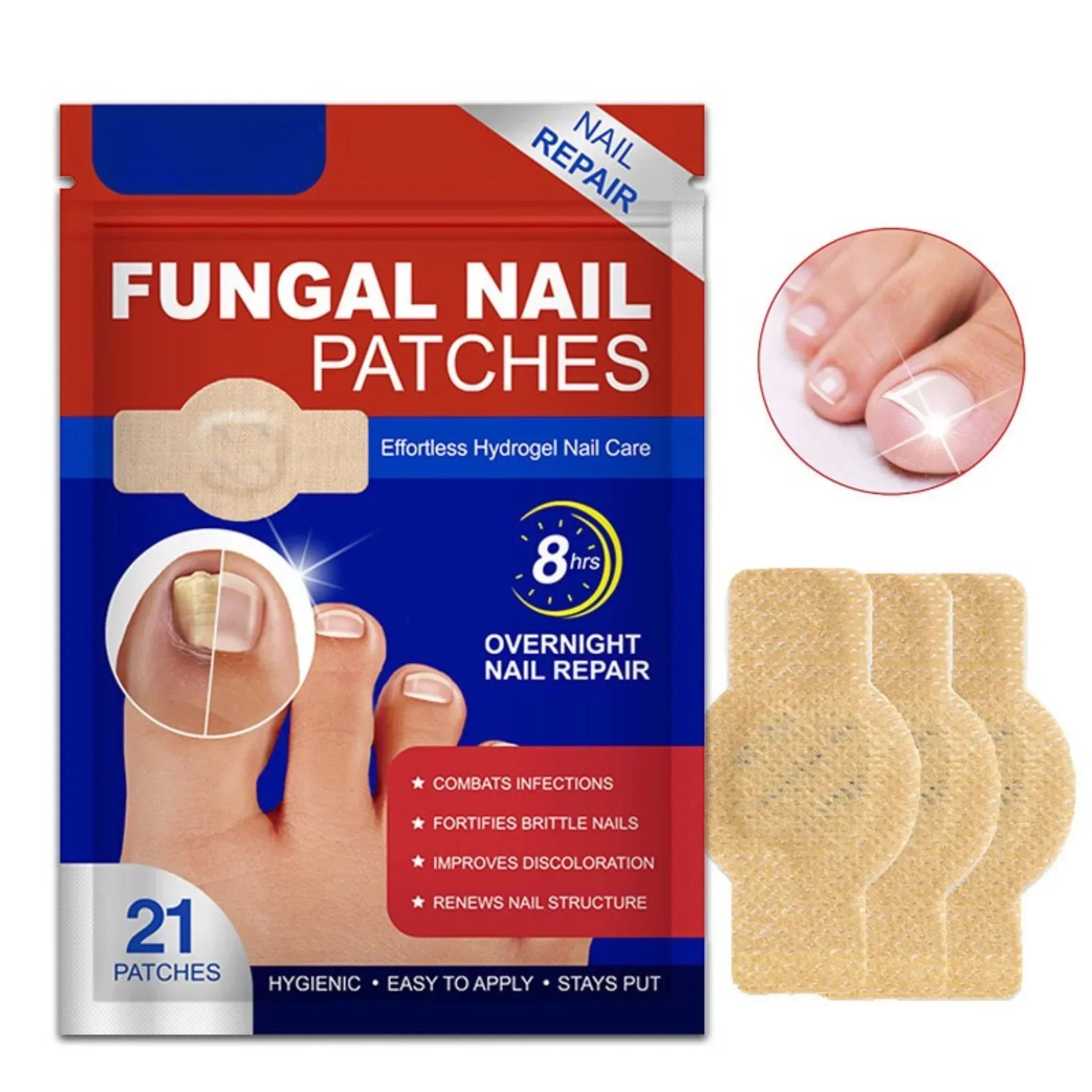 Nail Care Hydrogel Patches