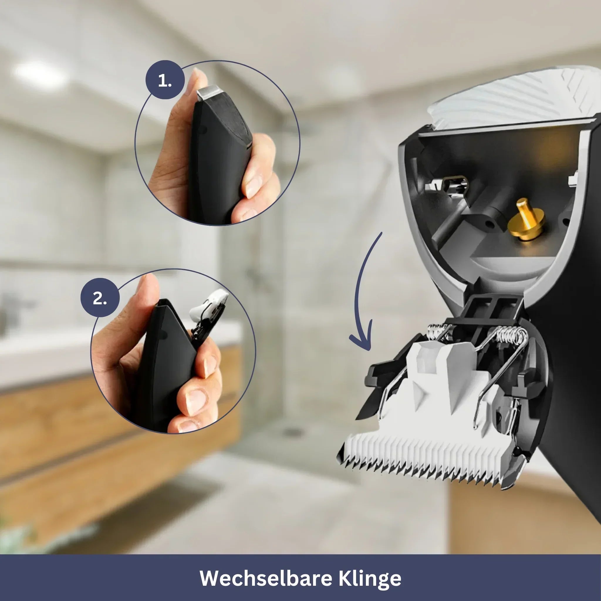 Precision Body Trimmer – Waterproof and Rechargeable