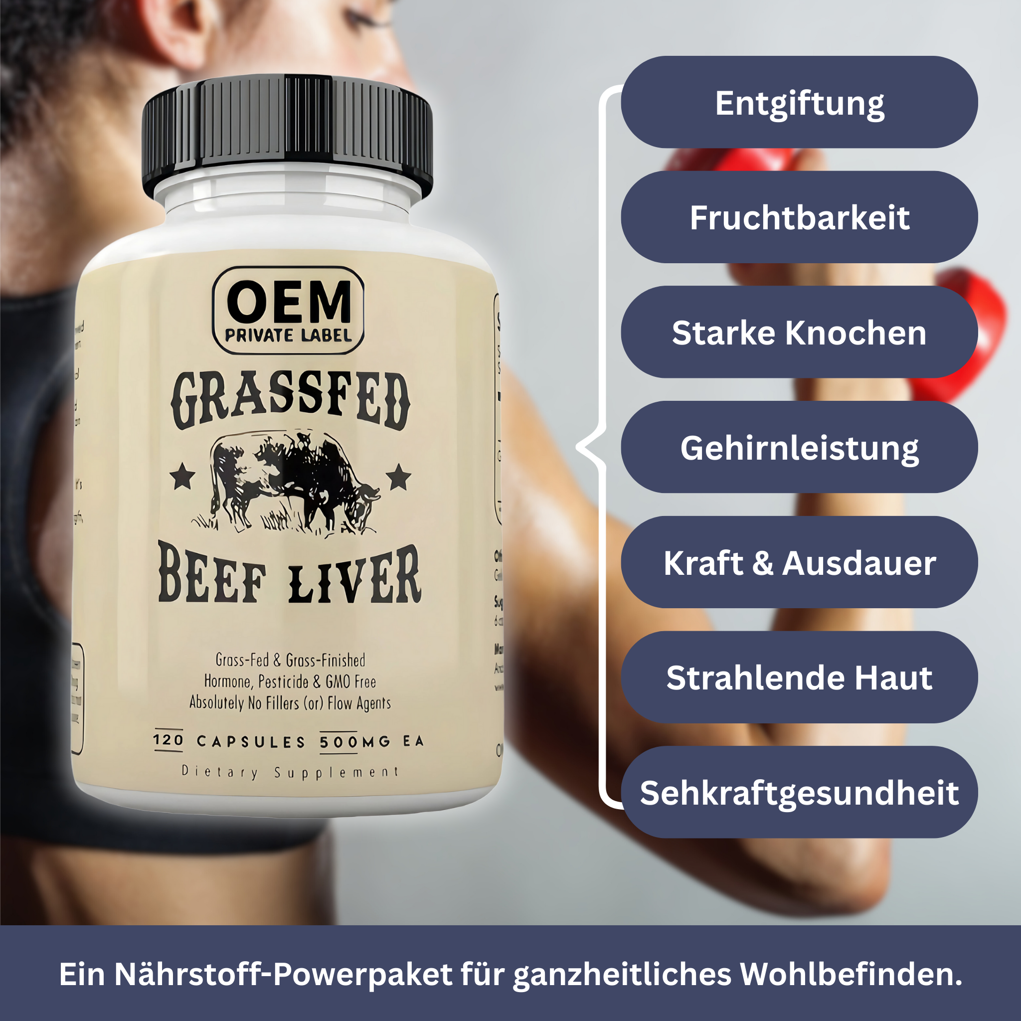 Beef Liver Capsules – Energy & Vitality