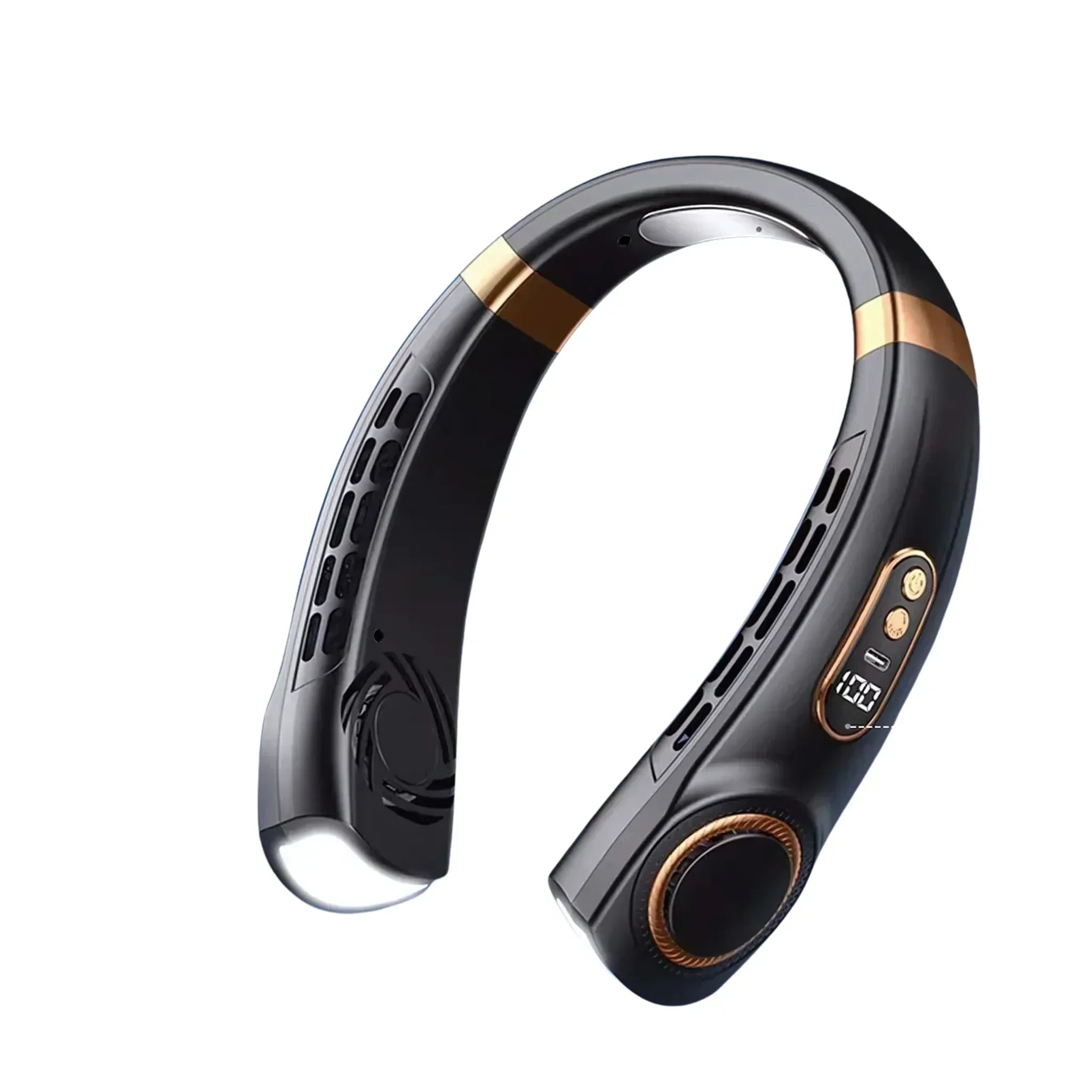 Portable Neck Fan with LED Cool Plates