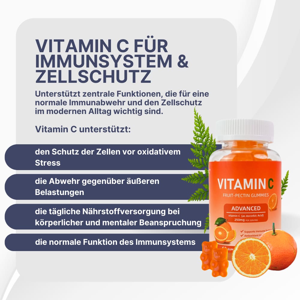 Vitamin C Gummies – Immune Support & Cell Protection